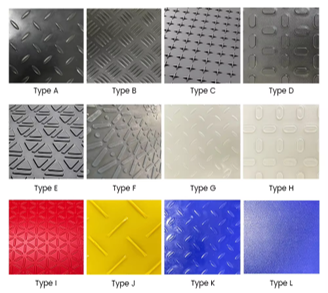 Hdpe Anti Slip Road Mat Colors