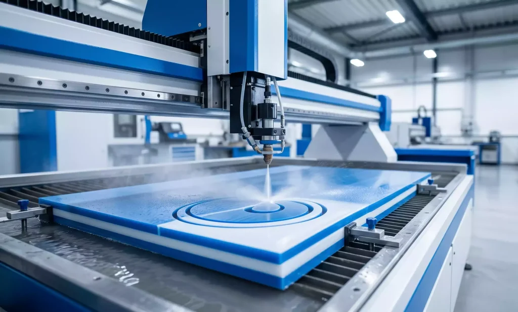 Waterjet Cutting For Hdpe & Uhmwpe Plastic Sheets Zhi Hong